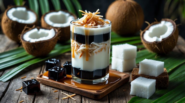 Es Cincau Kelapa Muda: Manis Legit dan Sensasi Garing yang Menyegarkan