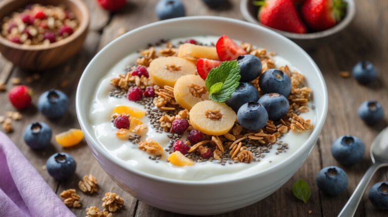 Yoghurt Bowl Granola-Buah: Sarapan Creamy dan Renyah dengan Nutrisi Seimbang