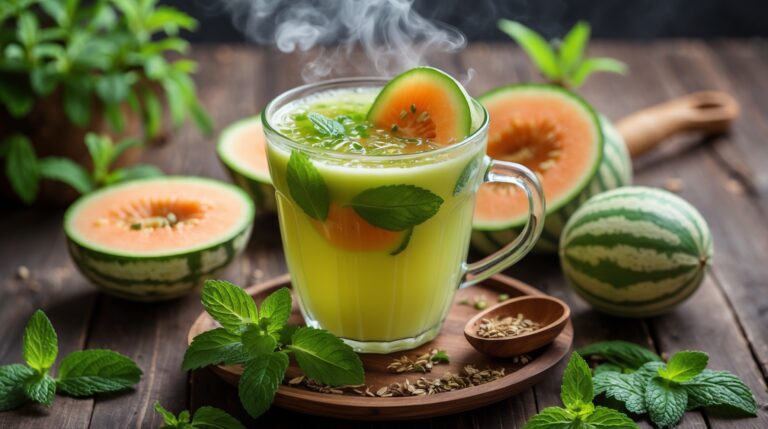 Teh Hijau Melon Manis, Penyegar Jiwa Segar untuk Siang Terik yang Menyegarkan