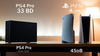 PS4 Pro vs PS5 Noise Level